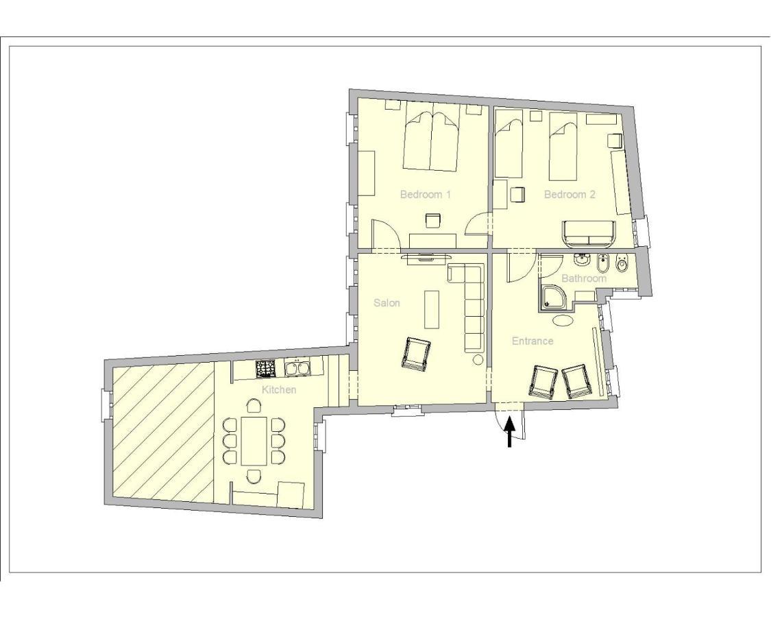 キオッジャCasa Dell'Architettoアパートメント エクステリア 写真